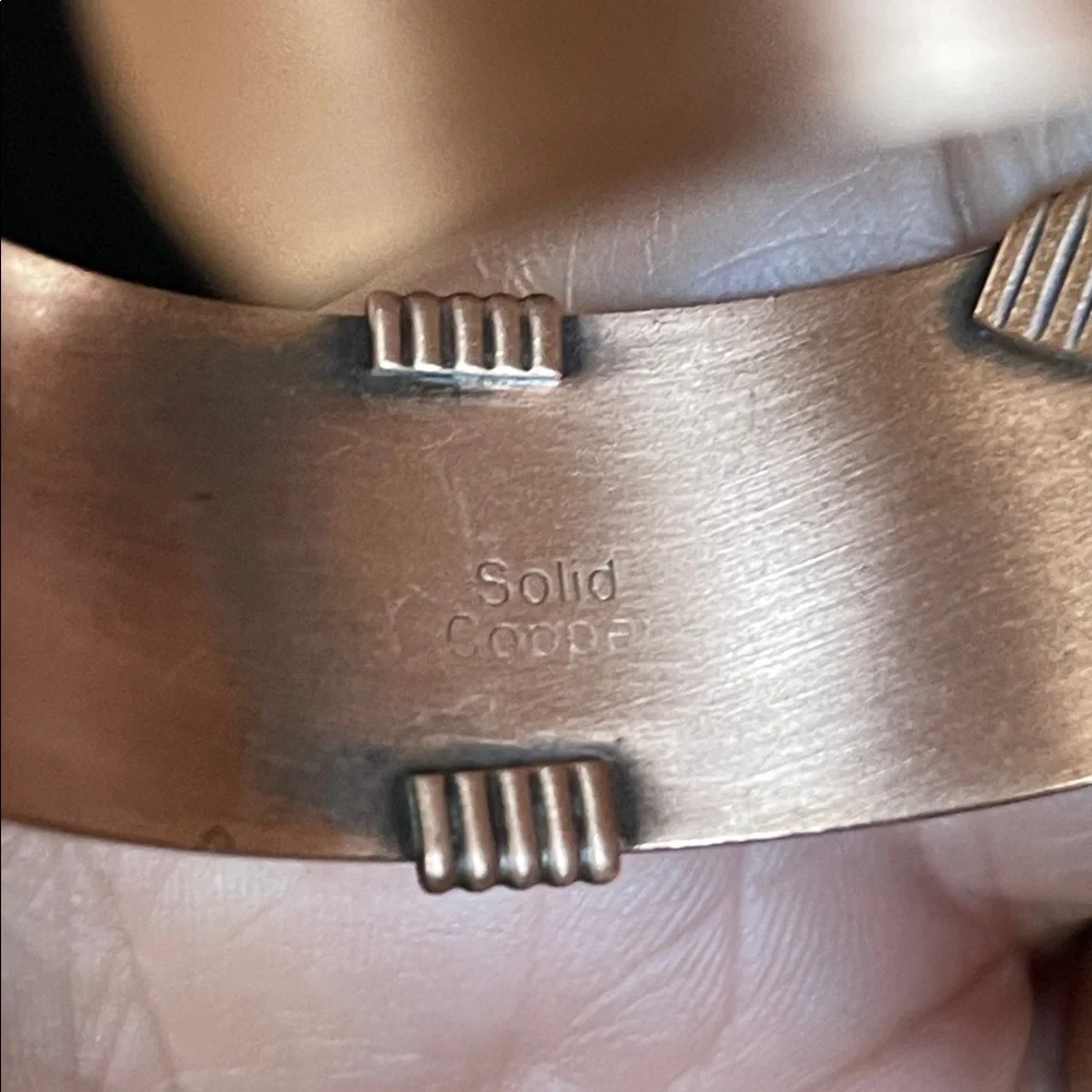 Sophisticated Copper and Black Bracelet